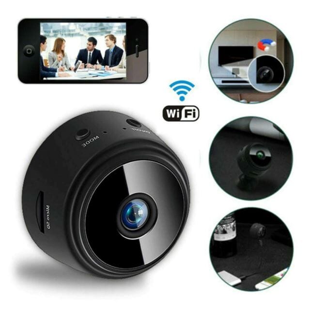 Mini Câmera Magnética HomeSafety Wifi FullHD Original